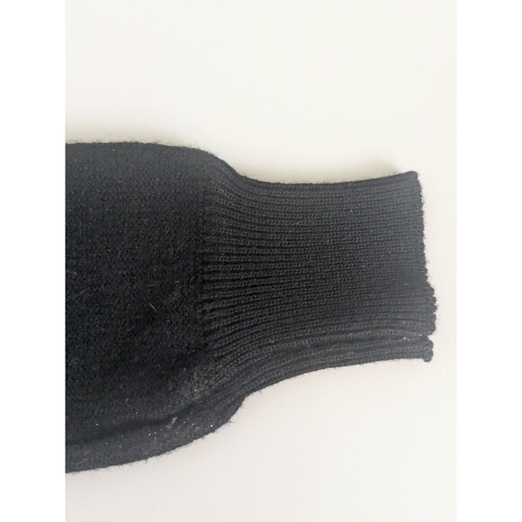 Vtg Mondi Germany wool Blend Sweater/dress Metallic Silver Black Sz 38/Med - Picture 9 of 10